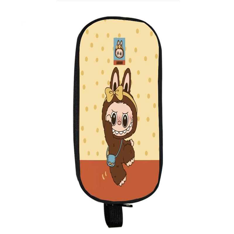 

Пенал Labubu The Monsters Abubu, большой вместительный чехол для ручек, симпатичная косметичка, школьные принадлежности для девочек, канцелярские товары, подарки 12