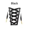 New Gold Silver Flat Rope Shoelace Luxury Faux PU Leather Shoelaces Metal Head Sneakers Casual Shoes Laces 80/100/120/140/160cm