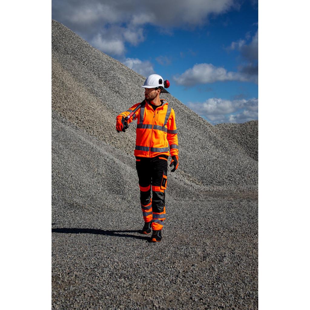 Black and Orange High Visibility Trousers, "3Xl", Ce, Lahti