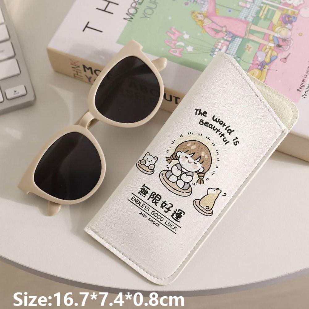 Soft Reading Glasses Pouch Cartoon Eyeglasses Protective Cover Portable Glasses Bag  Sunglasses