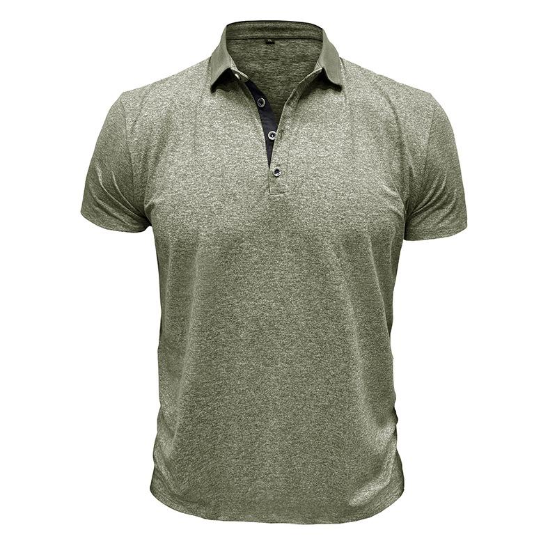Men's Summer Fit Polo Shirts Short Sleeve Casual Workout Running Athletic Collared Shirts Outdoor Sports Golf T-Shirts Moisture-Wicking Tennis Shirts