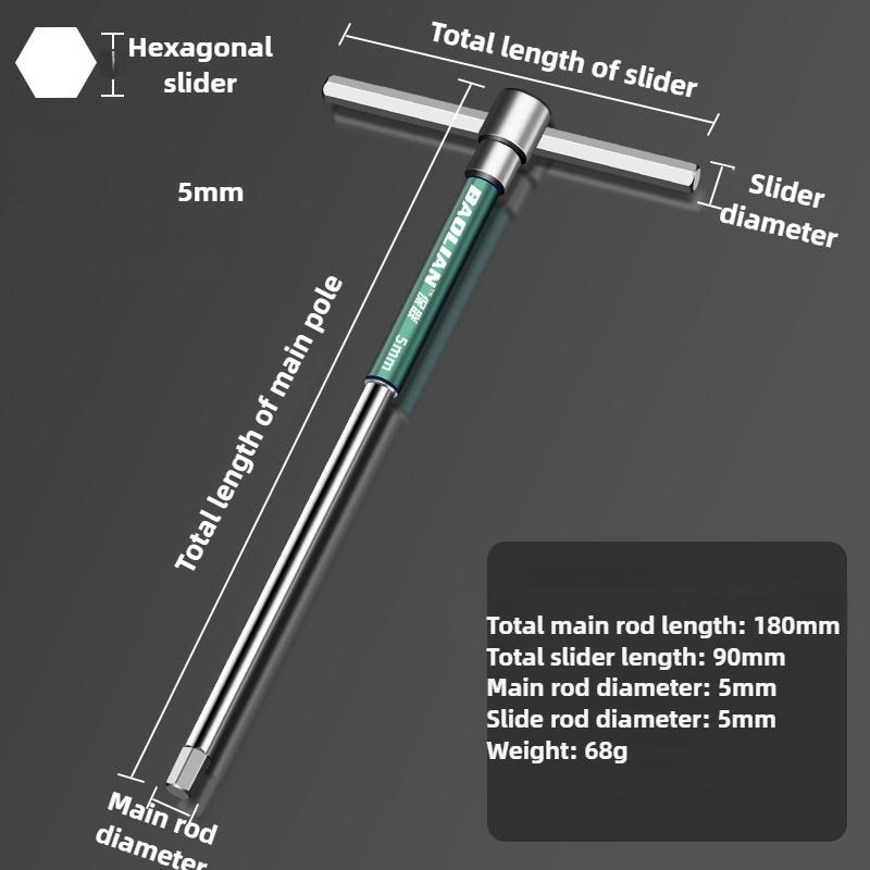 Universal Extended Wrench Tool Multi-function Hex Extended Wrench Tools Automotive Mechanical Workshop Tools Repair Manual Tools