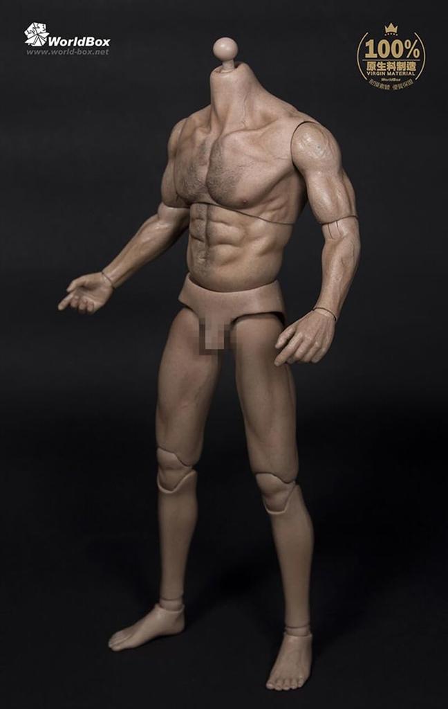 WorldBox AT012 Munage Man Scale Action Figure with Menstrual Parts and Clothes Not [TOYBARJAPAN] 1/6 (Head Included)
