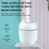 USB Portable Car Air Humidifier Essential Oil Diffuser 2 Modes Auto Off with LED Light for Car Mist Maker Face Steamer