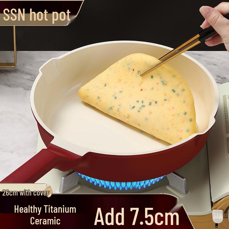 SSN Titanium Ceramic Non-Stick Frying Pan