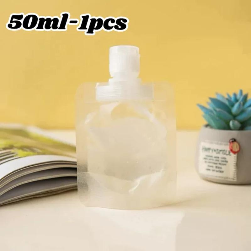 Bolsas Vazias de Apertar para Viagem, Bolsa Dispensadora de Loção, Recarregável para Shampoo, Artigos de Higiene Pessoal, Condicionador, Bolsa de Armazenamento de Líquido Cosmético