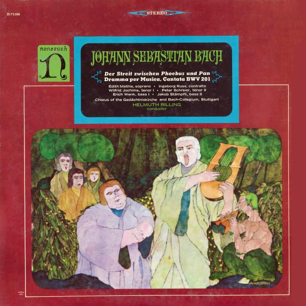 

LP Record JOHANN SEBASTIAN BACH EDITH MATHI Der Streit Zwischen Phoebus Und Pan H71166 NONESUCH US Classical Used