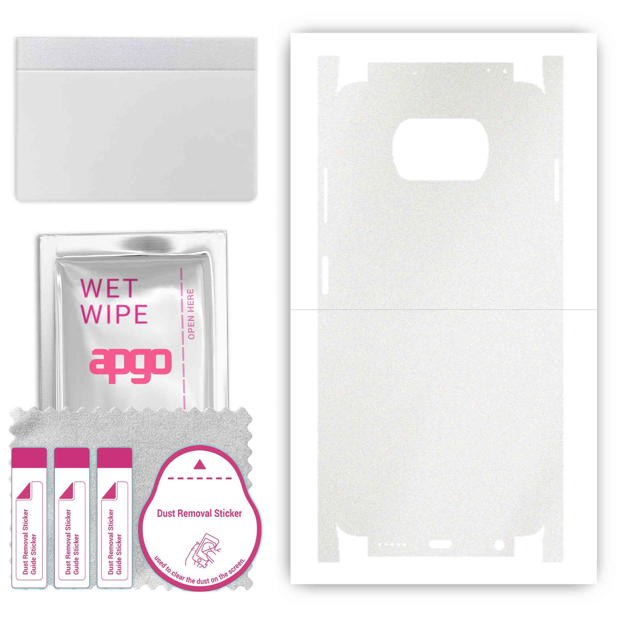 

Apgo Protective Skin Sticker for the back+sides compatible with Xiaomi Poco X3 Pro, Full Wrap Film, Foil, Vinyl - Pattern Matte Transparent