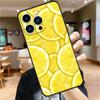 Fruit Lemon Case For iPhone 17 16 15 14 13 12 11 Pro Max Mini Plus 16e 17 Air Bumper Cover Accessories