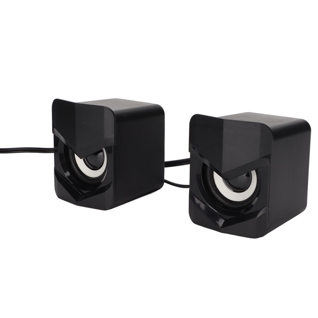 Desktop Speaker USB Powered Heavy Subwoofer Desktop LED Speaker for PalyStation4 Home Computer Laptop