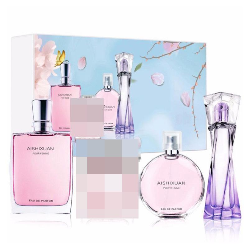 High-End Long-Lasting Cross-Border Fragrance Set: Women's Perfume Gift Box & Men's Cologne