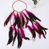 Boho Feder Stirnband Hippie Stirnband Gypsy Feder Accessoires für Frauen Accessoire Kostüm Ind T2W8