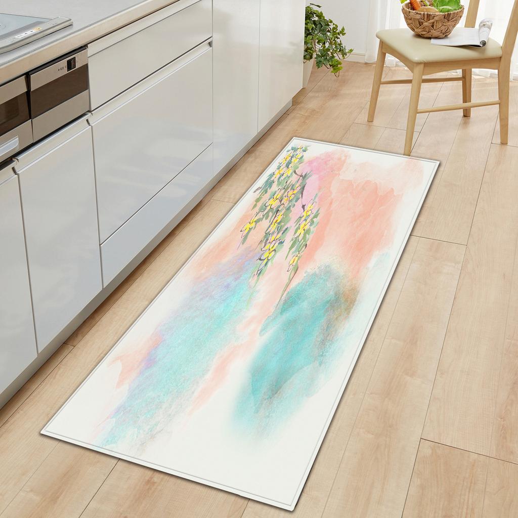 Kitchen Strip Gradual Change Floor Mat Doormat Carpet Foot Pad Fixed Zhi