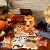 [PACZA][1] Creative Set of Felt Embroidery Patterns Forest Animals 6 pcs Z3127