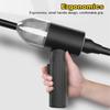 2-in-1 Cordless Car Vacuum Cleaner Compressed Air Duster Portable Electric Air Blower for Keyboard Computer Seat Device Cleaners