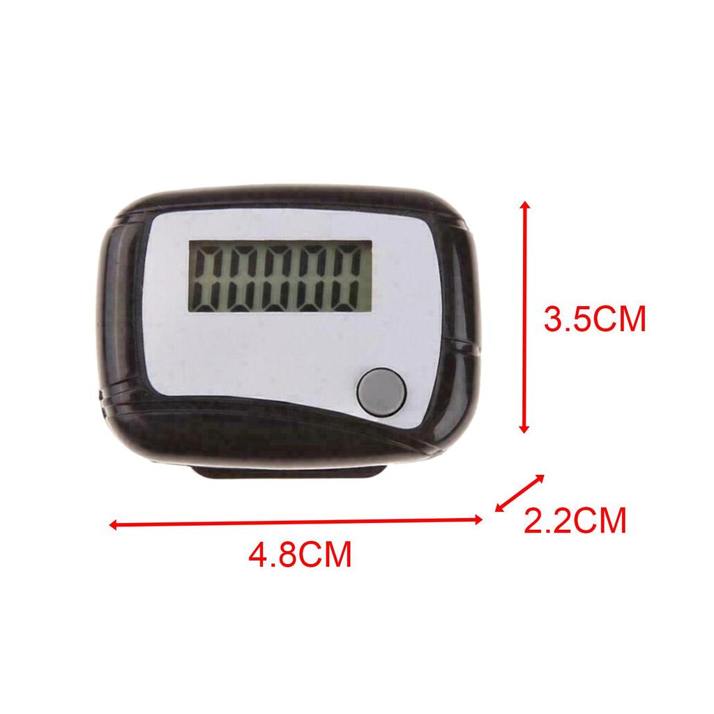 Pedometer Step Counter Gadgets Convenient Portable Exercise Belt Clip Electronic Pedometer for Fitness Walking Jogging Hiking