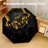 8‑Rib Automatic Umbrella, Transformers Design Foldable Umbrella for Sun Rain Protection Travel