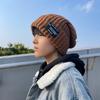 Hats, Couple, Knitted Hats, Men's and Women's Styles, Warm, Cold Hats, Loose, Big Head Waist, Knitted Hats
