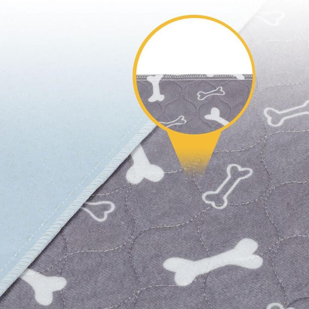 Reusable Pee Pads For Dogs Washable Leak-Proof Non-Slip Cushion Puppy Training Pads For Indoor Outdoor Travel Car Cages Pens