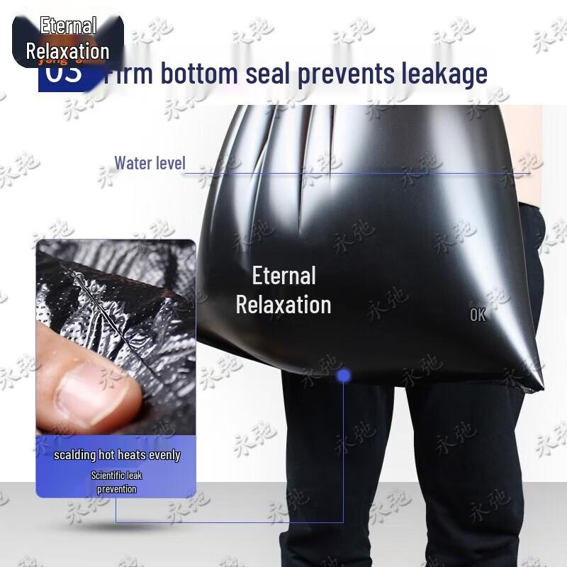 Yongchi Outdoor Extra Large Thick Black Flat Garbage Bags