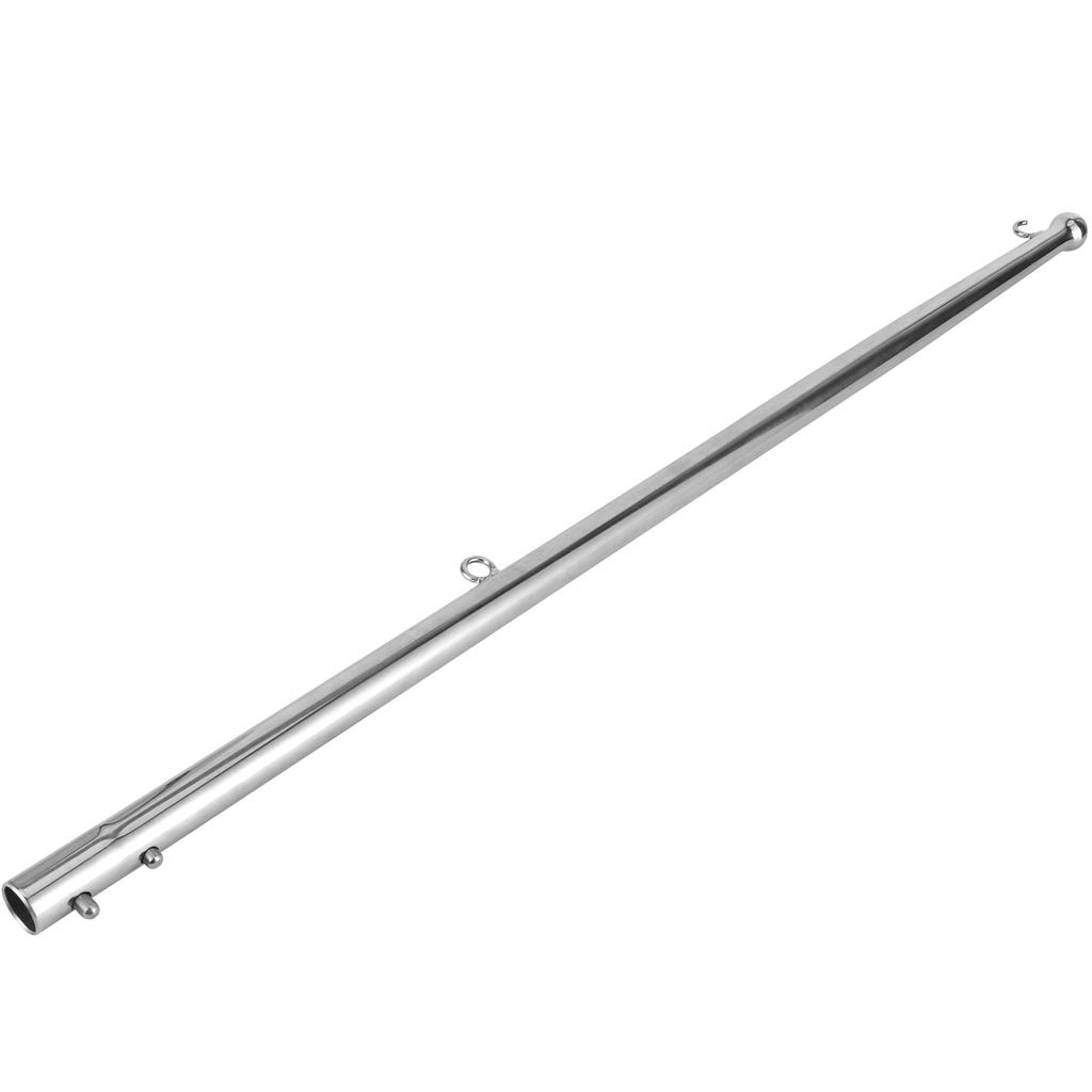 610MM 304 Stainless Steel Boat Flag Pole Marine Yacht Rail Mount Flag Staff Holder