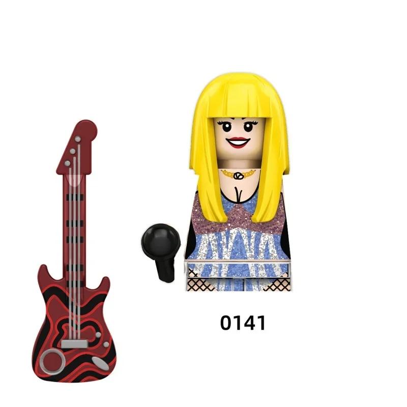 

Элисон Свифт Знаменитость Мини Строительные Блоки Известная Певица Суперзвезда ТейлорDaft Punk Модели Группа Кирпичики Игрушки для Детей Подарки