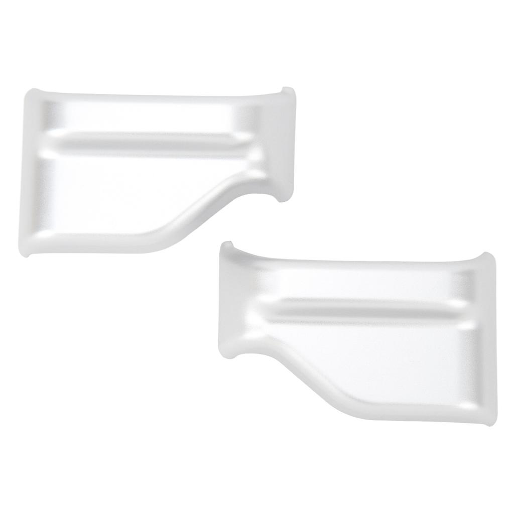 2Pcs Seat Belt Buckle Cover Trim Cap Matt Plated Protective Stylish High Hardness Replacement for Benz Vito W447