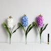 2pcs Artificial Hyacinth Orientalis Bouquets Beautiful High Simulation Flower Branch for Home