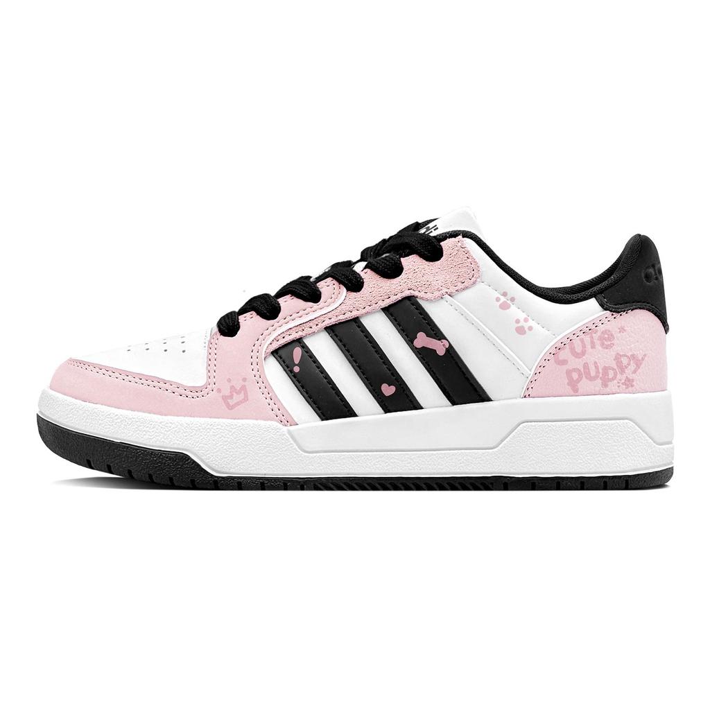 Adidas ENTRAP Skateboard Shoes Unisex Low Top Black/Pink JQ3923(Team1655-S-BOX)