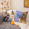 Cute Funny Cats In Internet Pillow Case Pattern Printed Pillowcase for Living Room Sofa Cushion Cover & Bedroom Decor