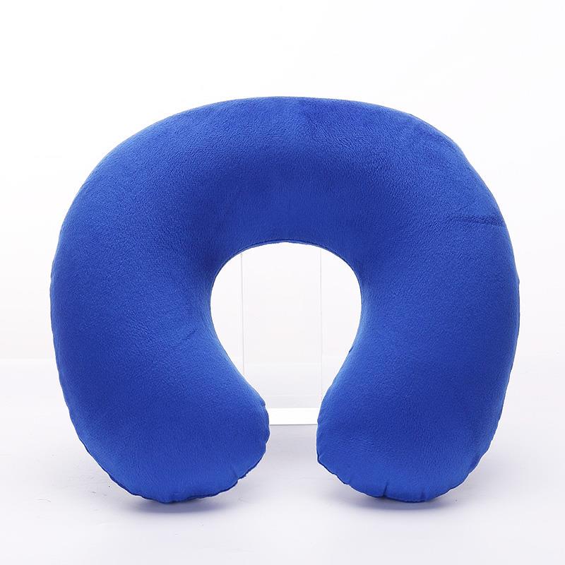 1PCS U-shaped Travel Pillow Car Pillow Air Flight Inflatable Pillow Neck Pillow Neck Support Pillow Cushion