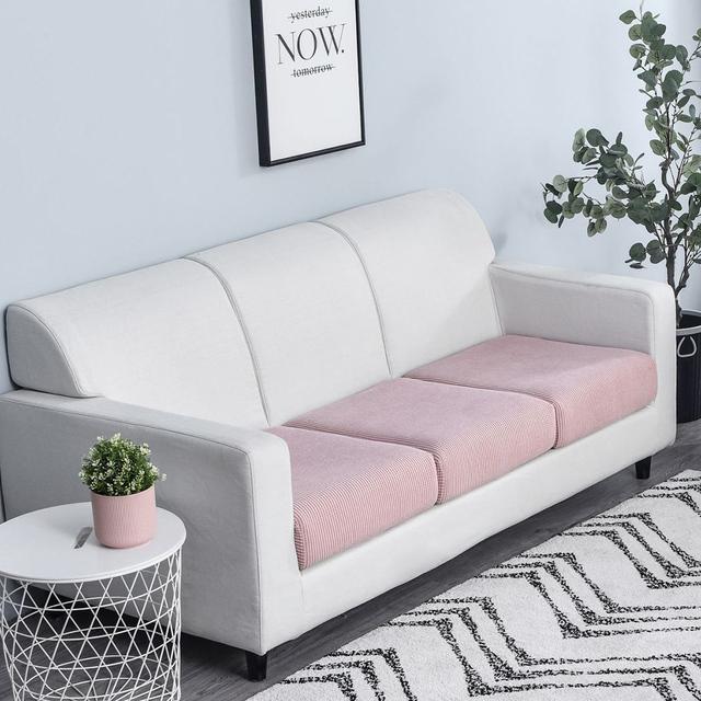 Airldianer Jacquard Stretch Sofa Seat Cushion Cover Anti -Dirty Removable And Washable Sofa Protective Cover Easy Installation