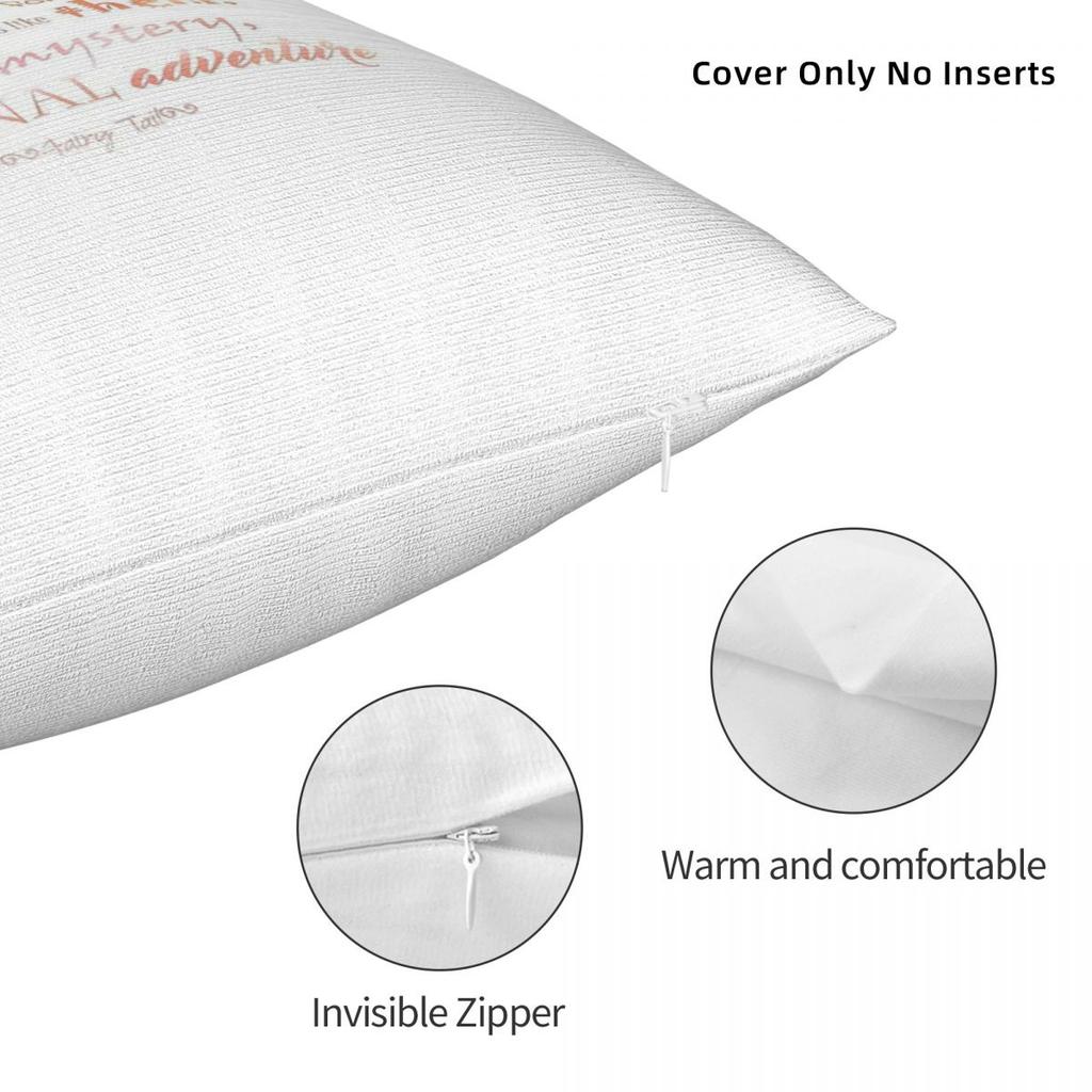 Fairy Tail Square Pillowcase Polyester Linen Velvet Creative Zip Decorative Pillow Case Car Cushion Cover