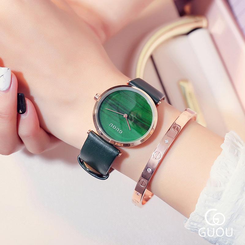 Watch Personality Marble Fashion Simple Niche Ins Quartz Watch for Women