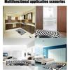 Optical Illusion Rug 3d Stereo Checkered Vortex Optical Illusions Rug Funny Sensation Of Falling Black & White Non-slip Plaid Hole Area Rug For Dining