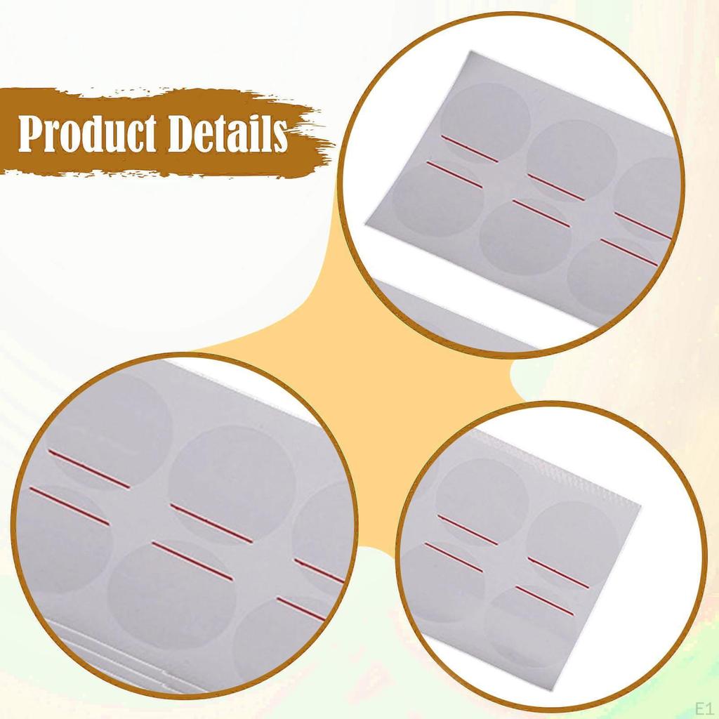 10 Pieces of Protective Film for Watch Backs, -thin, Transparent PE Stickers Maintenance