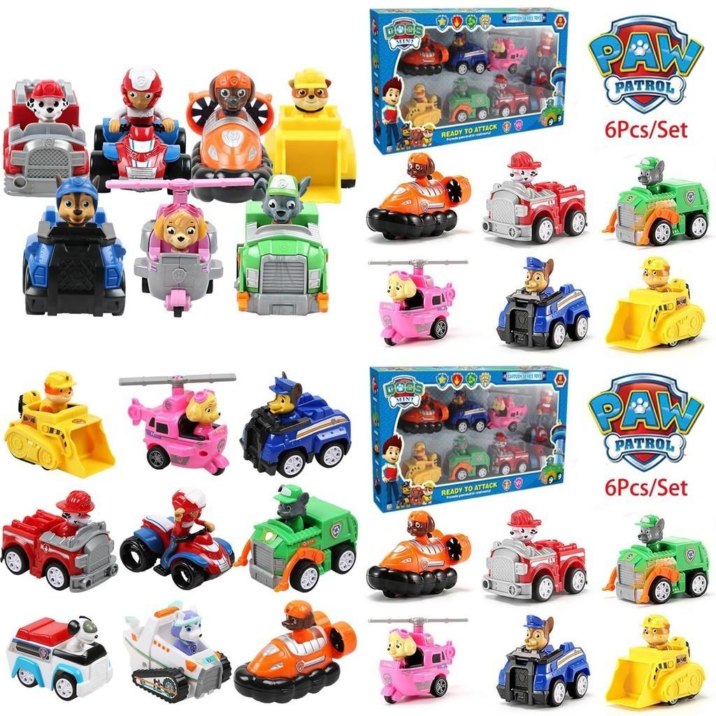 Authentic Paw Patrol Vehicles Set For Kids With Pull Back Action Perfect For Collections