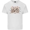 Fahrrad Anatomie Lustiges Radfahren Radfahrer Lustig Unisex Leichtes Baumwoll-T-Shirt