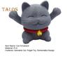 3D Printed Cat Ornament Retractable Kitten Figurine Desktop Pet Cat Fidget Toy for Stress Relief Home Office Shelf Desk