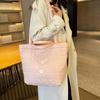 Large capacity bag women's bag 2025 new solid color simple casual niche shoulder bag fashionable commuter tote bag