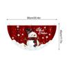 Xmas Fan Shaped Flag Outdoor Hanging Flag Door Hanging Xmas Decoration