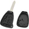 Replacement Key Fob Cover Case fit for Chrysler 300 Aspen Dodge Charger Durango Jeep Commander Cherokee Remote Shell KOBDT04A