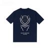 Black Panther movie shortsleeved Tshirt pure cotton loosefitting casual halfsleeve sports shirt