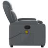 Massage Chair Relaxation Chair Grey Artificial Leather