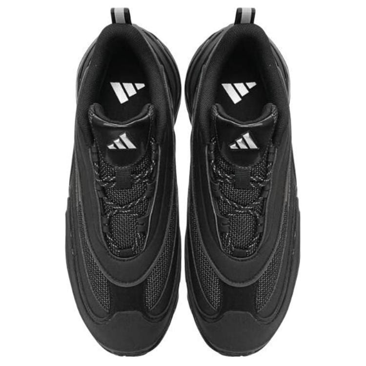 adidas Wonder Runner Textil, Synthetikleder Niedrige Laufschuhe Unisex Schwarz JS3744