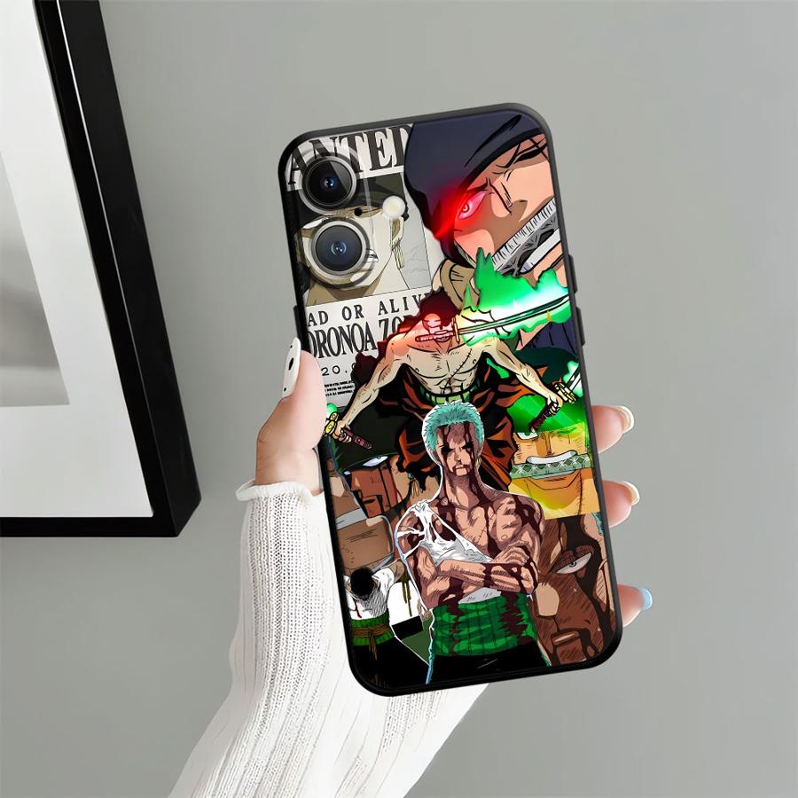 One Piece Zoro Luffy Portgas D Ace Funda Phone Cover Phone Case for Apple iPhone 14 17 Pro Max 15 Pro 7 8 16 13 Air 11 XR XS MAX
