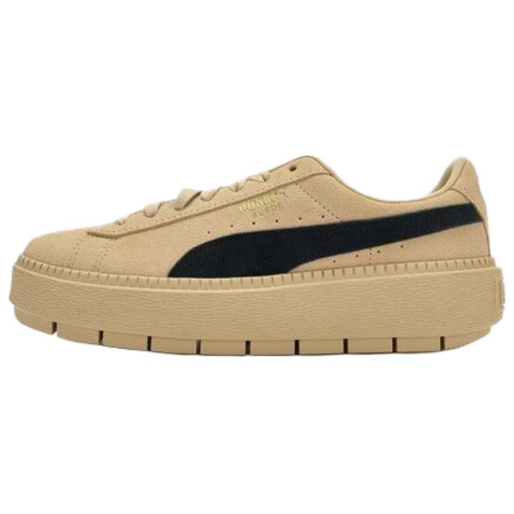 

Puma Платформа Удобные Универсальные Дышащие Увеличивающие Рост Низкие Кроссовки Женские Кроссовки Коричневые 365830-21 38.5