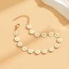 Summer Style Golden Daisy Chain Anklet for Women, Cute & Fresh