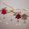 Plush Christmas Tree Decorations Bells Xmas Hanging Bell Pendant Creative Atmosphere Props New Year Gift Home Bedroom Ornaments