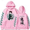Demon Slayer Japan Anime Plus Size Hoodie Tanjiro Kamado Men Sweatshirts Y2k Harajuku Unisex Casual Pullover Clothes Tops